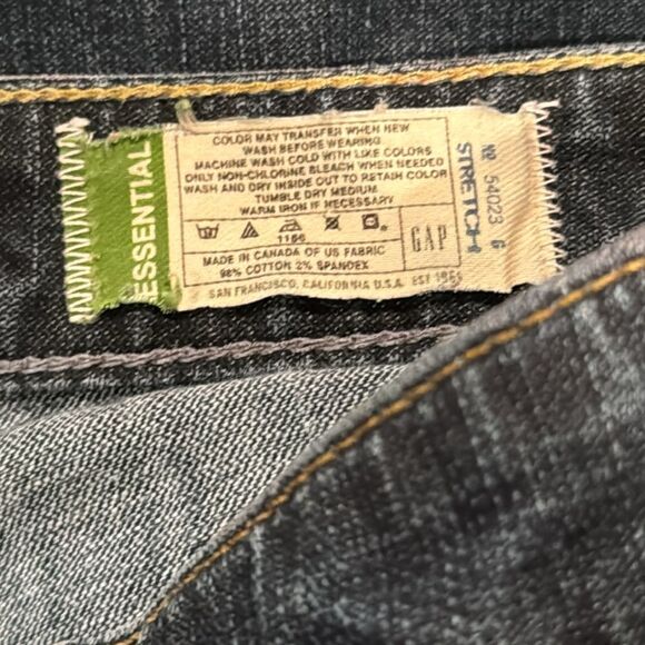 Gap Essentials Stretch Size 6R Jeans - Picture 8 of 10